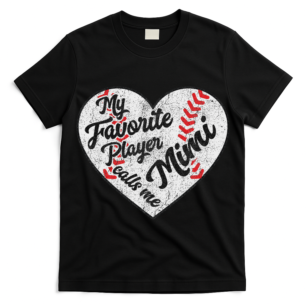 My Favorite Baseball Player Calls Me Mimi Baseball T-Shirt