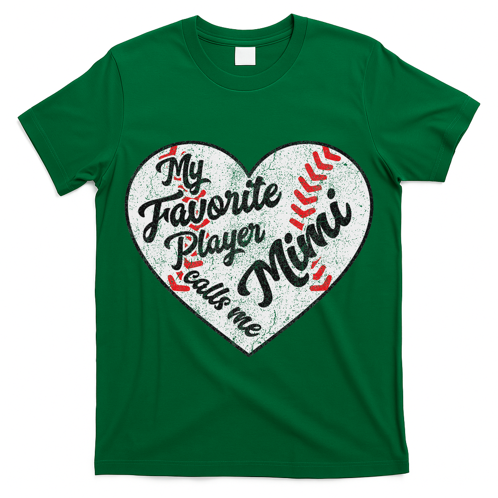 My Favorite Baseball Player Calls Me Mimi Baseball T-Shirt