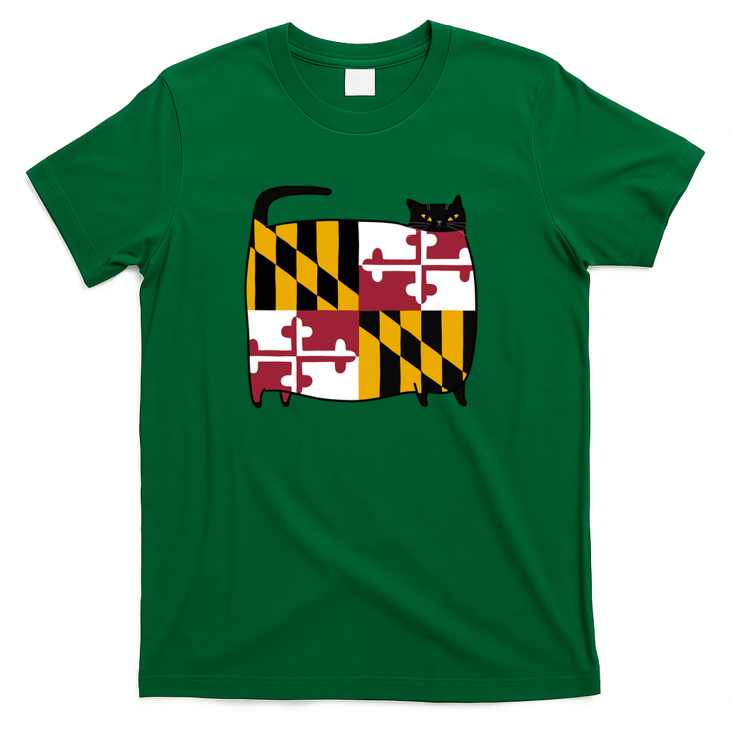 Maryland Flag Cat - Green