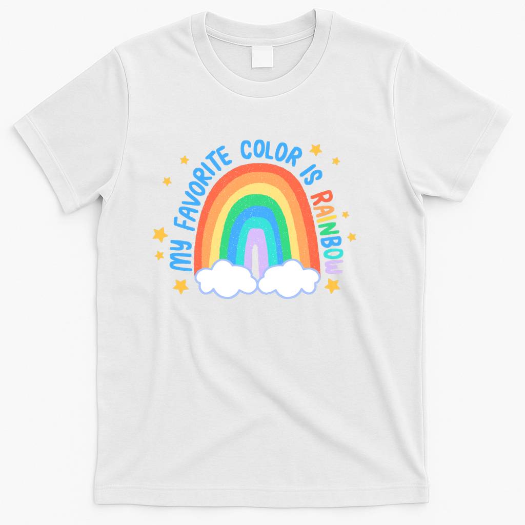 My favorite color is rainbow - White