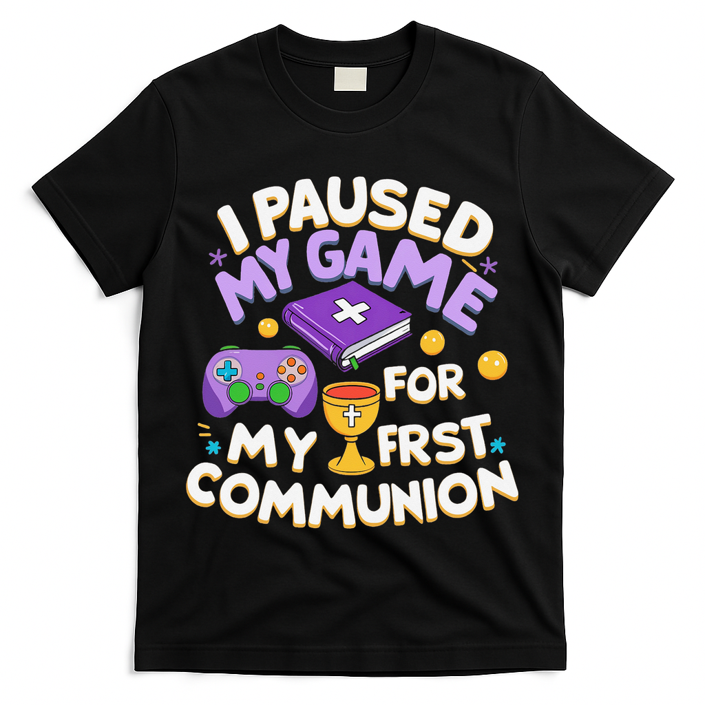 My First Communion Video Game Controller T-Shirt
