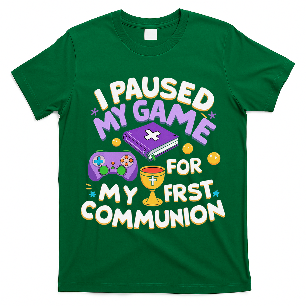 My First Communion Video Game Controller T-Shirt