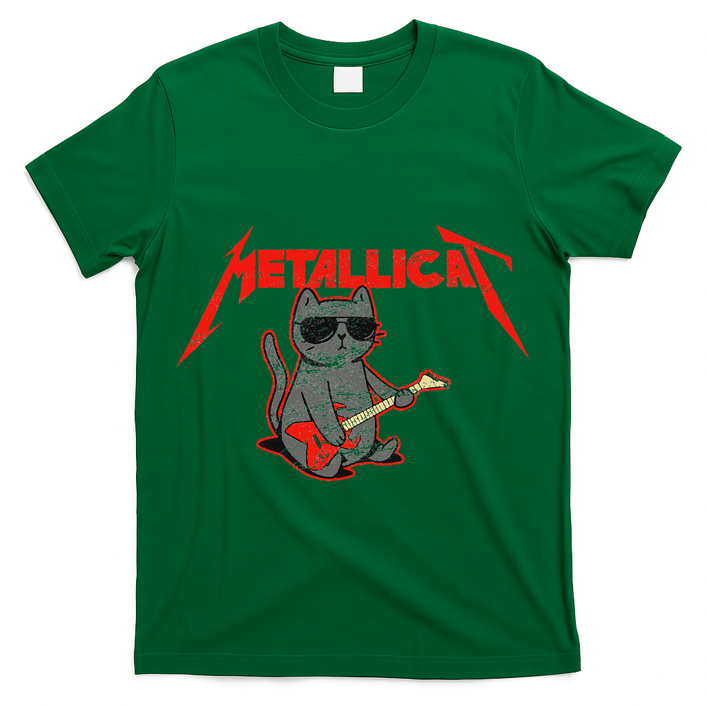Metallicat Funny Cat T-Shirt
