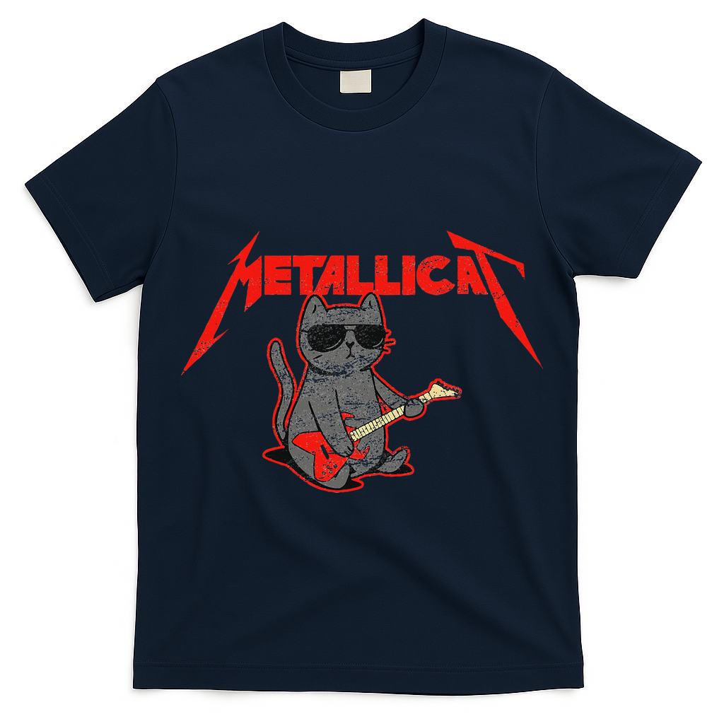 Metallicat Funny Cat T-Shirt
