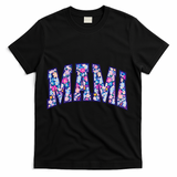 Mama Floral T-Shirt - Black