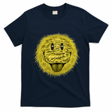 Ma Fur Smiley Pet T-Shirt - Navy Blue