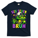 Mardi Gras 67 Six Seven Bruh Mardigator Alligator 6-7 T-Shirt
