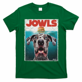 Merle Great Dane Jowls, Paws Top, Blue Eye Brown Dog Mom Dad T-Shirt - Irish Green