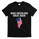 Make Greenland Great Again Trump Meme Gift T-Shirt - Black
