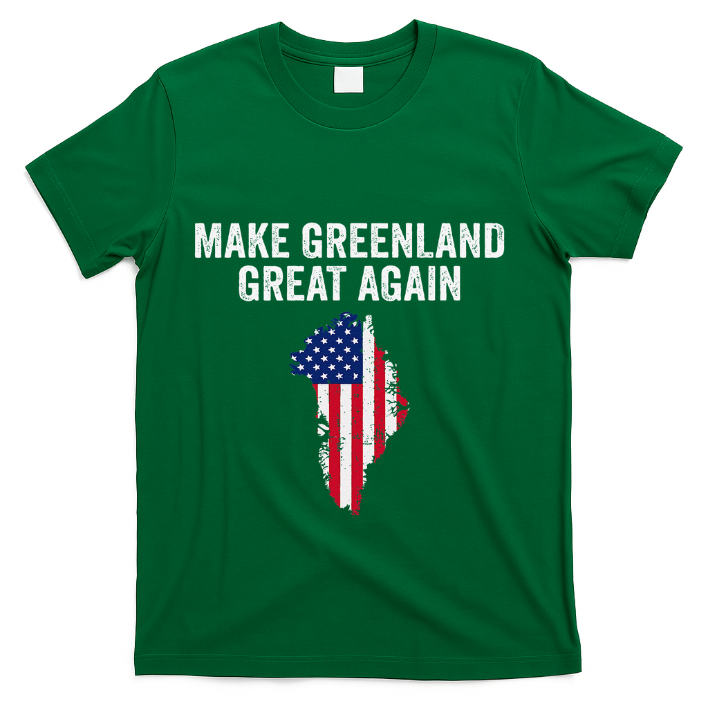 Make Greenland Great Again Trump Meme Gift T-Shirt - Green