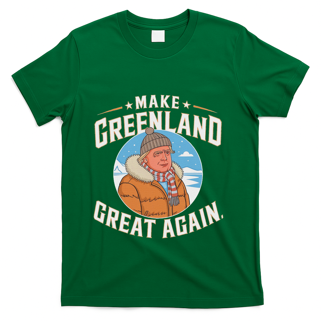 Make Greenland Great Again T-Shirt - Green