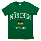 Munich Germany Munchen Vintage Athletic Sports Design T-Shirt