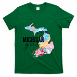 Michigan Girl Tie Dye State Michigan Lovers T-Shirt