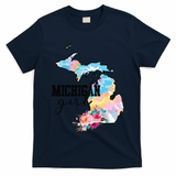 Michigan Girl Tie Dye State Michigan Lovers T-Shirt