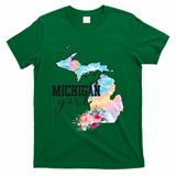 Michigan Girl Tie Dye State Michigan T-Shirt