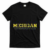 Michigan Gymnastics Tumbling Gear Gymnast Dance T-Shirt