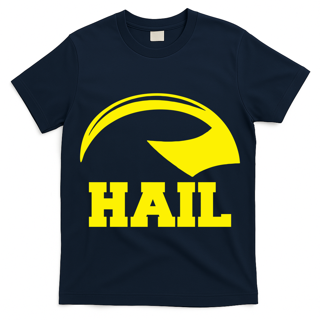 Hail Michigan Helmet Football Victors T-Shirt