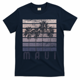 Maui Hawaii Beach Summer Vacation Vintage Gift T-Shirt - Navy