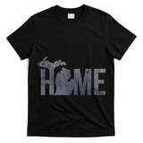 Michigan Home Blue And Distressed T-Shirt