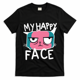 My Happy Cat Face Grumpy T-Shirt
