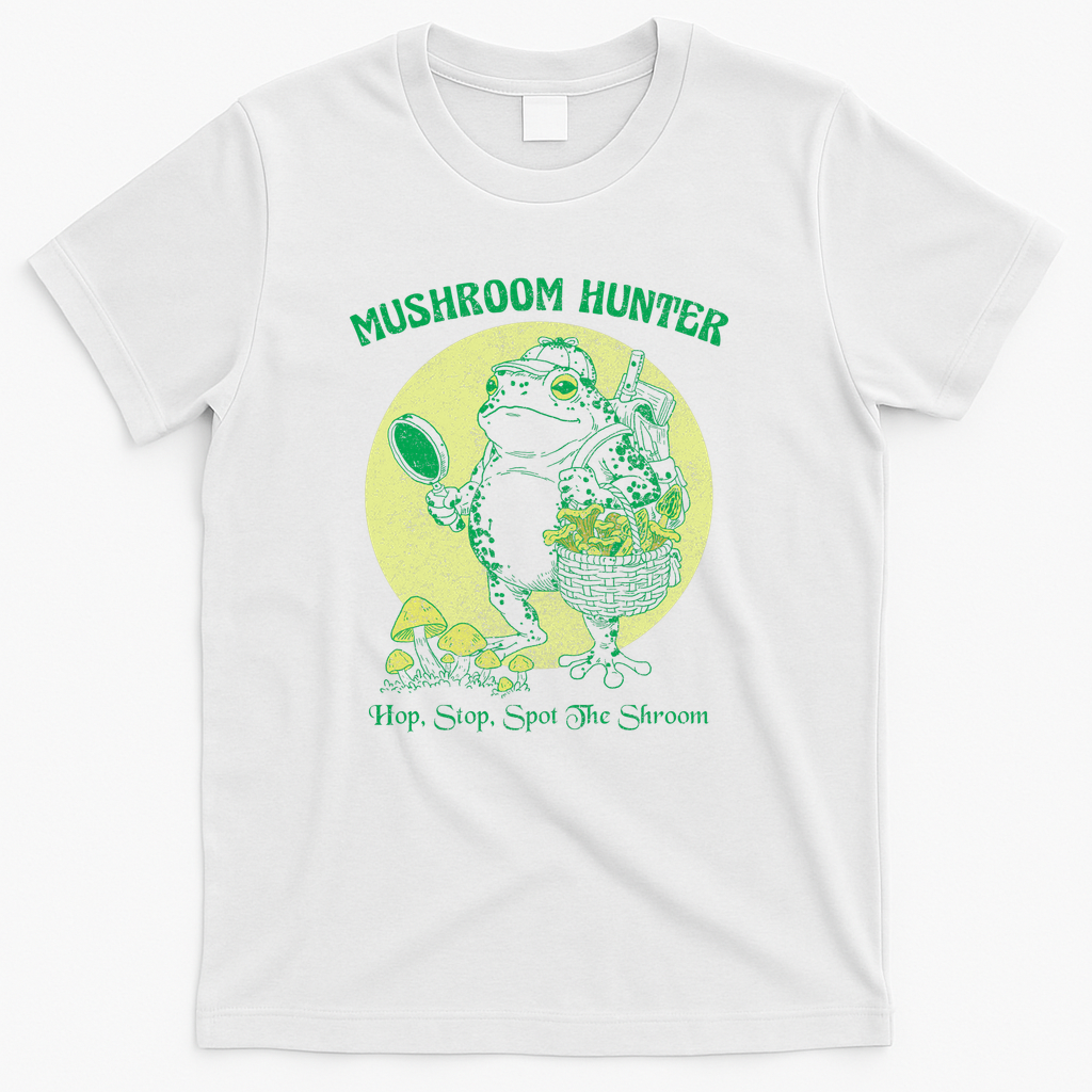 Mushroom Hunter - White