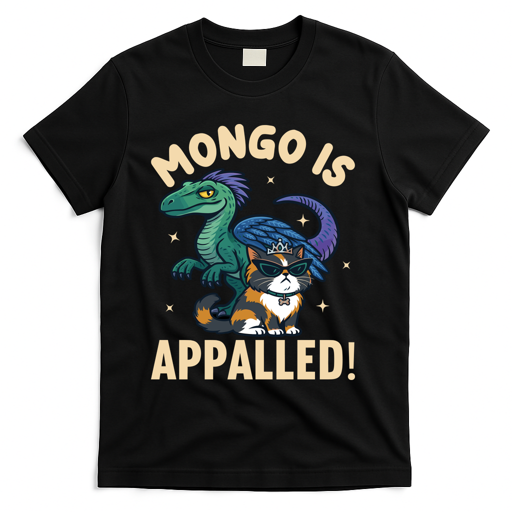 Mongo Is Appalled T-Shirt - Black