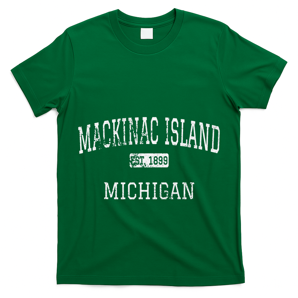 Mackinac Island Michigan MI Vintage T-Shirt