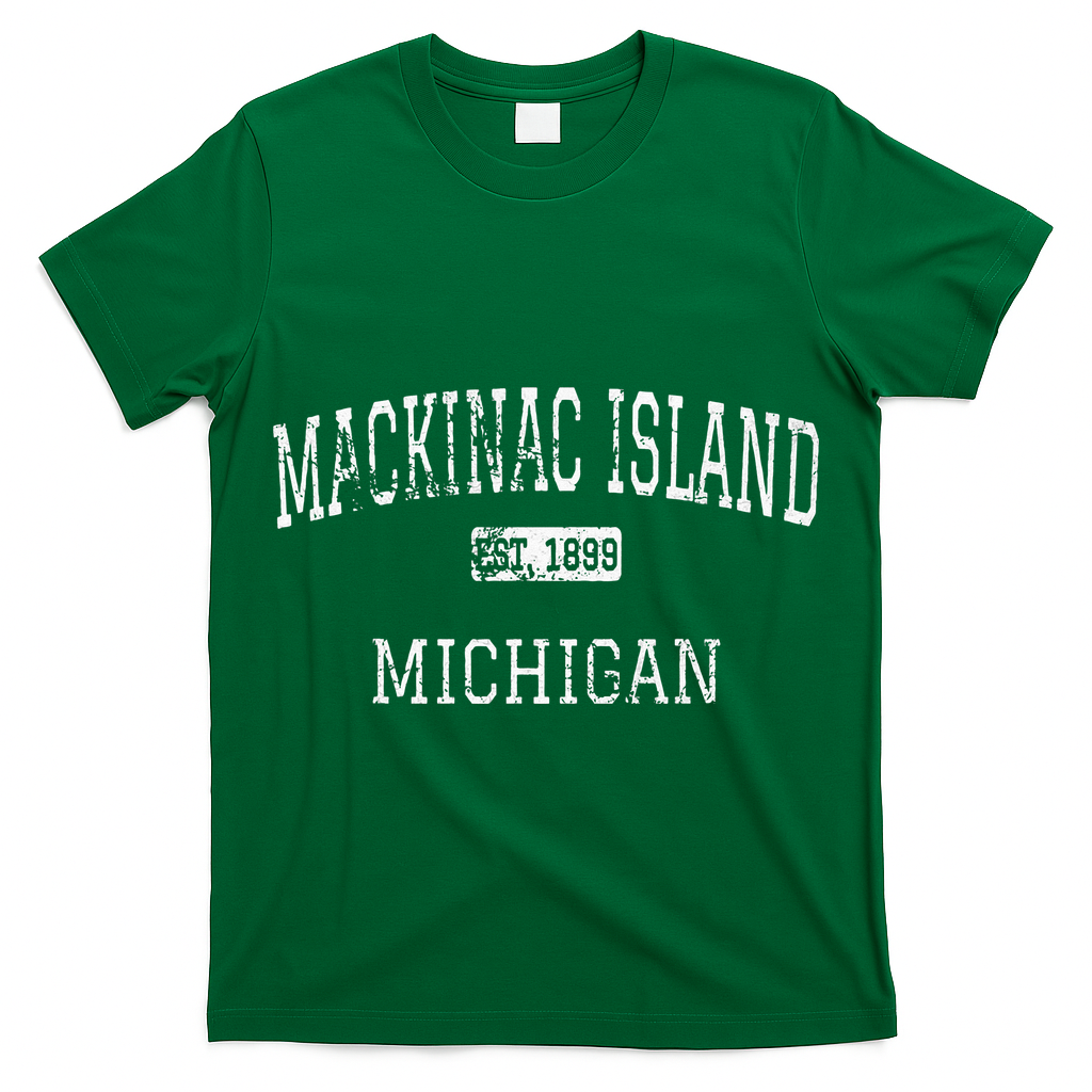 Mackinac Island Michigan MI Vintage T-Shirt