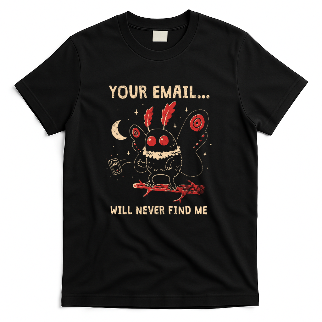 Mothman Is Offline - Black