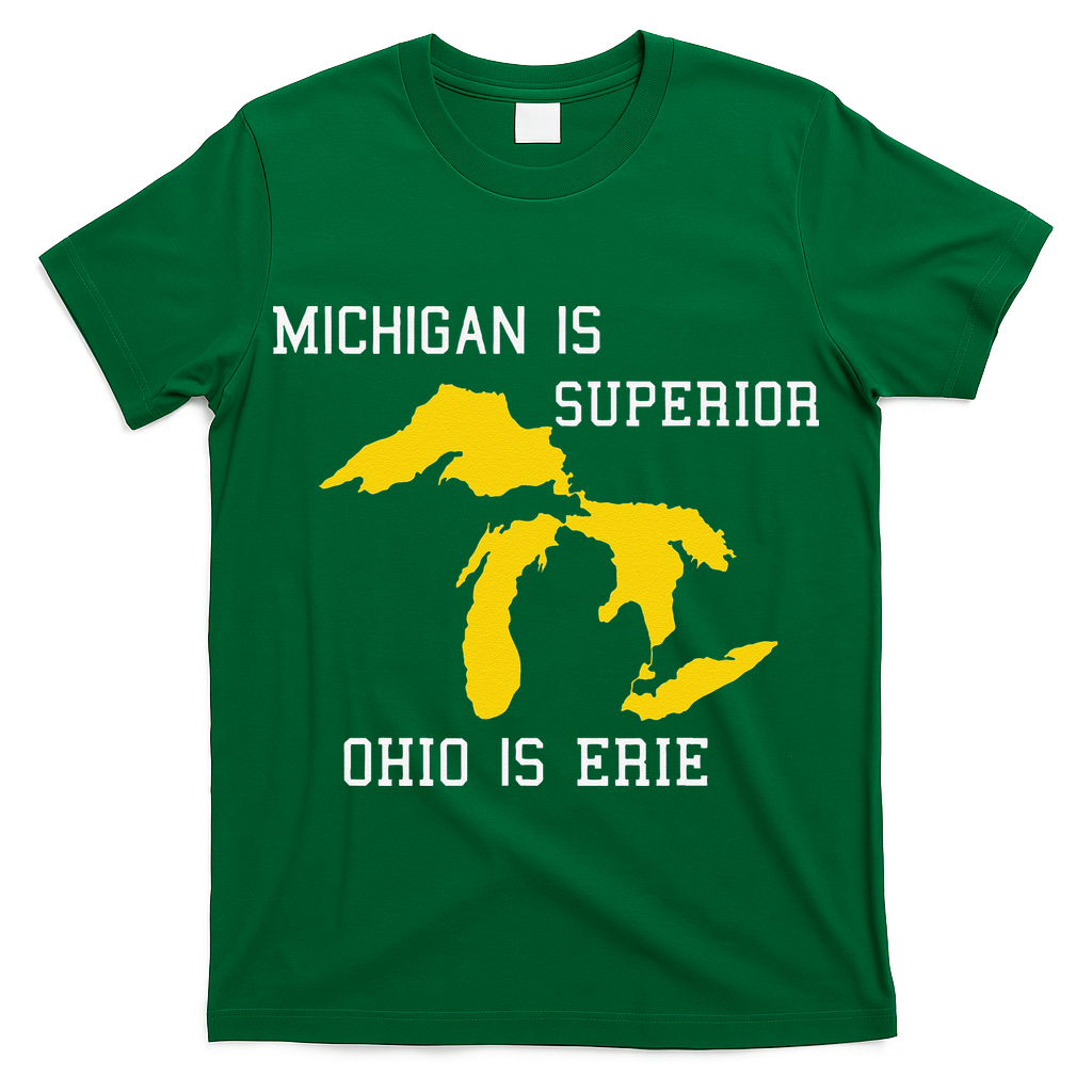 Michigan Is Superior Ohio Is Erie T-Shirt