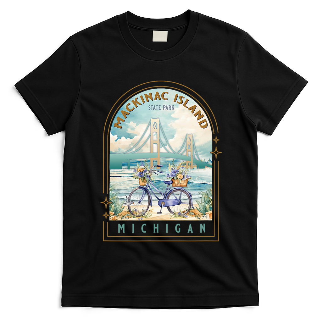 Mackinac Island State Park Michigan Usa Lake Huron Souvenir T-Shirt