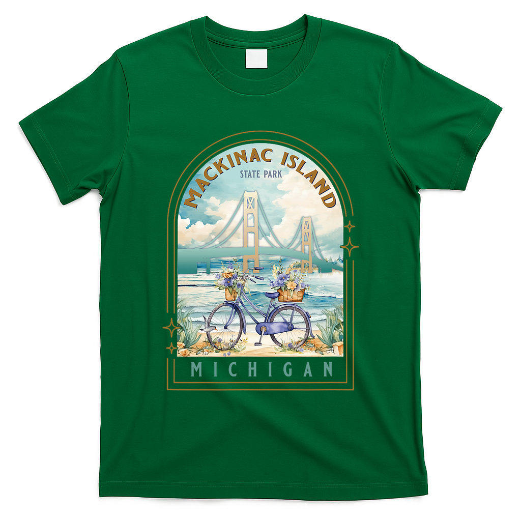 Mackinac Island State Park Michigan Usa Lake Huron Souvenir T-Shirt