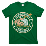 Muscatine Iowa Wallopers Baseball Heritage Vintage T-Shirt - Green