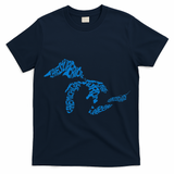 Michigan Love Great Lakes T-Shirt