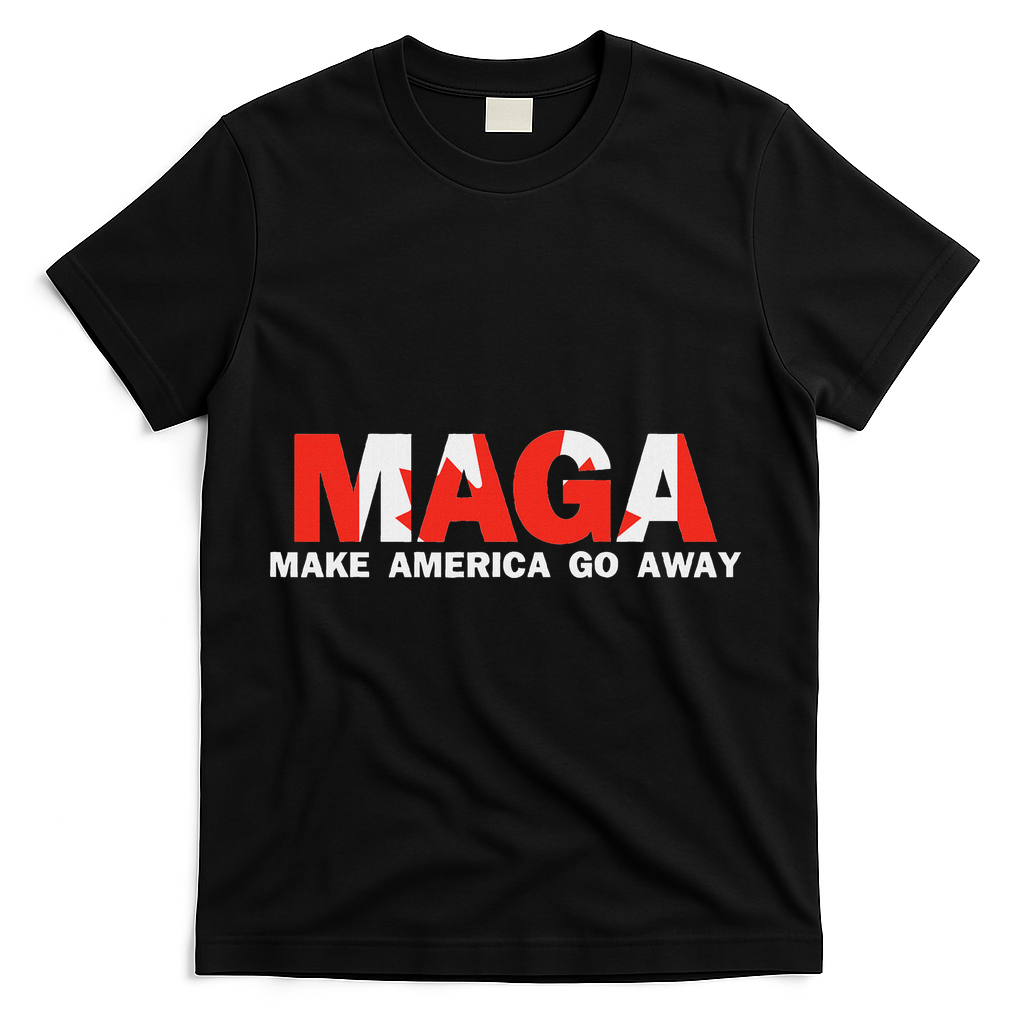 Maga Make America Go Away Canada Support T-Shirt - Black