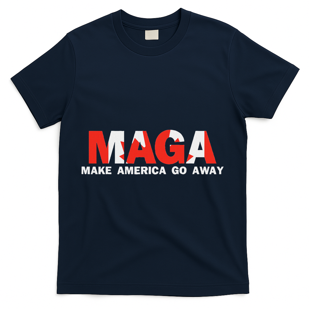 Maga Make America Go Away Canada Support T-Shirt - Navy