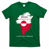 MAGA Make America Go Away Greenland Map T-Shirt