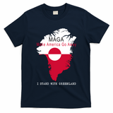 MAGA Make America Go Away Greenland Map T-Shirt