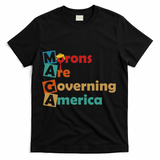 Maga Morons Are Governing America Anti Trump T-Shirt - Black