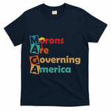 Maga Morons Are Governing America Anti Trump T-Shirt - Navy