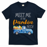 Meet Me At The Pumpkin Patch Cute Halloween T-Shirt - Navy