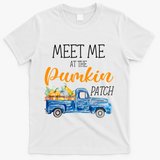 Meet Me At The Pumpkin Patch Cute Halloween T-Shirt - White
