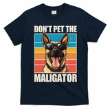Malinois Maligator Belgian Malinois T-Shirt - Navy Blue