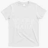 Maha Make Frying Oil Tallow Again Quit Seed Oils Rfk Trump T-Shirt - White