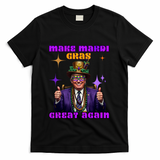 Make Mardi Gras Great Again Funny Mardi Gras Trump Gift T-Shirt - Black