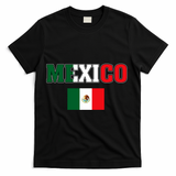 Mexico Mexican Jersey Flag T-Shirt - Black