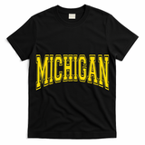 Michigan MI USA United States Font T-Shirt