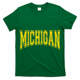 Michigan MI USA United States Font T-Shirt