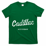 Michigan Mi Vintage Athletic Sports Script T-Shirt