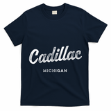 Michigan Mi Vintage Athletic Sports Script T-Shirt